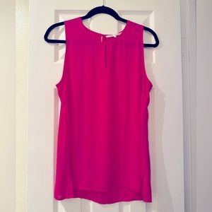 Pink Sleeveless Business Top